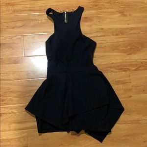 black skirted romper